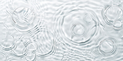 patterns created by water ripples on a smooth surface