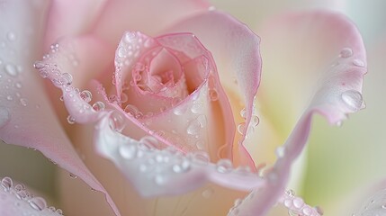 Fototapeta premium Single rose flower head. Floral abstract background. Illustration for cover, card, postcard, interior design, banner, poster, brochure or presentation.