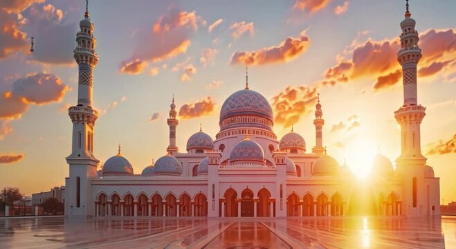 magnificent mosque footage