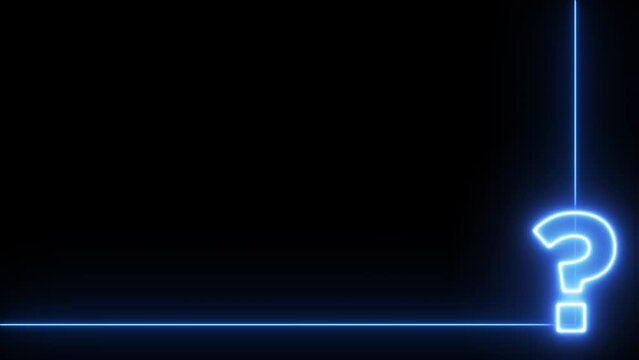 blue question mark with transparent background 