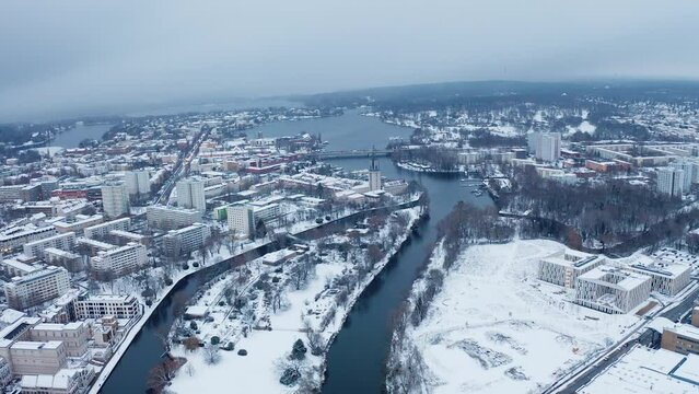 Potsdam im Winter mit Schnee
