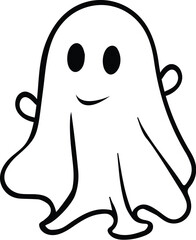 Playful Ghost – Whimsical Spirit Art Print