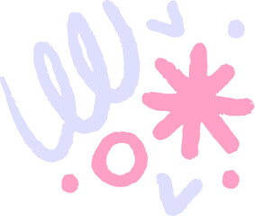 Cute Hand Drawn Doodle Abstract Shape