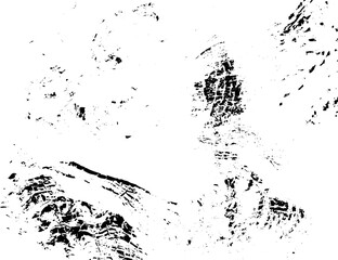 Rustic grunge texture with grain and stains. Abstract noise background. PNG graphic illustration with transparent background.