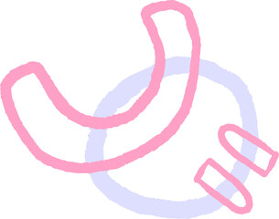 Circle Hand Drawn Abstract Shape