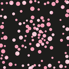 Luxury Border. Pink Vintage Paint. Golden Carnival Frame. Scrapbook Painting. Handdrawn Wallpaper. Rose Holiday Magazine. Scandinavian Art. Golden Luxury Border