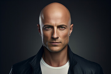 Picture of male cancer patient fighting with cancer created with generative AI technology