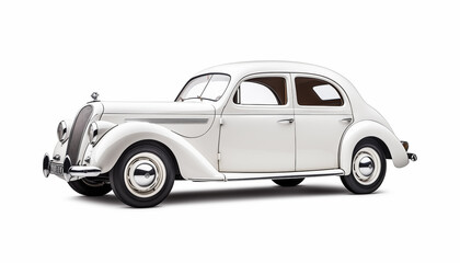 A car on a white background, isolated