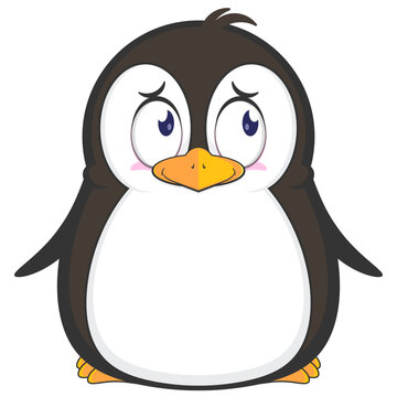 penguin doubt face cartoon cute