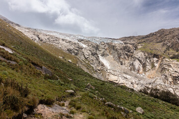 Fototapeta na wymiar glacier in peru