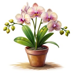 orchid in pot