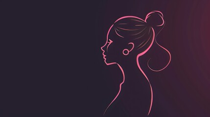 International Womens-day, lifestyle, logo, background, copy space, 16:9