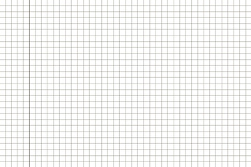 Mathematics paper background. Graph square paper texture. Grid square graph line page of notebook. 