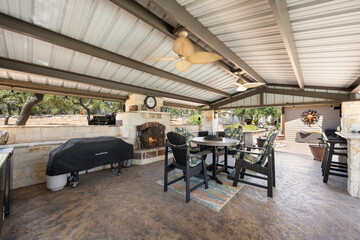 a home patio 