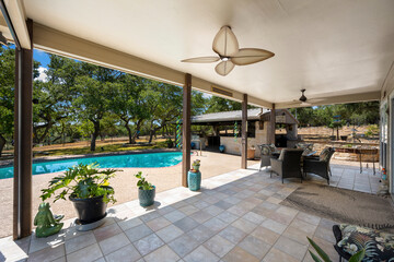 a home patio 