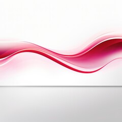 Moving designed horizontal banner with Maroon. Dynamic curved lines with fluid flowing waves and curves