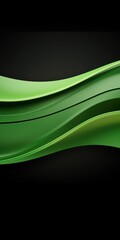 Moving designed horizontal banner with Olive. Dynamic curved lines with fluid flowing waves