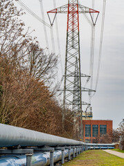 Fernwärmeleitung Rohre