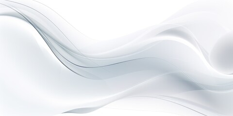 banner with white Dynamic curved lines with fluid flowing waves