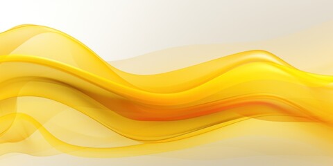 Yellow Dynamic curved lines with fluid flowing waves and curves