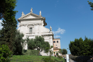 Fototapeta na wymiar Italy Rome city view on a sunny day
