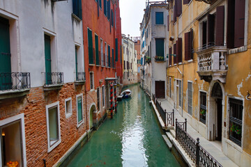 Fototapeta na wymiar Italy Venice city view on a sunny autumn day