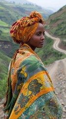 Habesha Kemis, Ethiopian highlands, cultural weave, scenic beauty