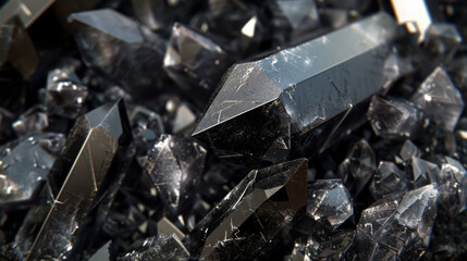 Black Crystals Background