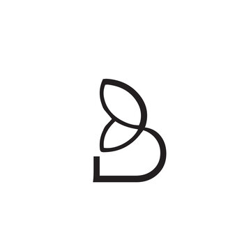 B Symbol , Bm Letter logo 
