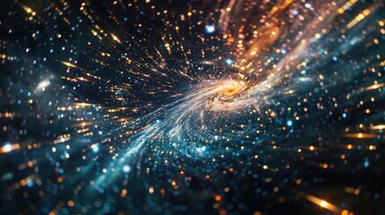 flight through space, traces of tracer stars, Space travel at the speed of light