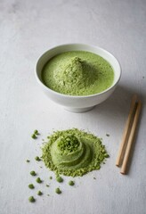 Matcha Ice Cream Presentation