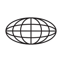 internet web sign symbol. vector illustration on white background.