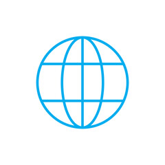 internet web sign symbol. vector illustration on white background.