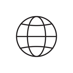 internet web sign symbol. vector illustration on white background.