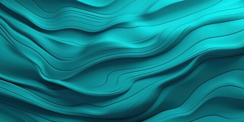 Turquoise organic lines as abstract wallpaper background design - obrazy, fototapety, plakaty