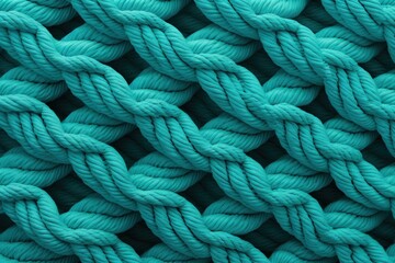 Turquoise rope pattern seamless texture