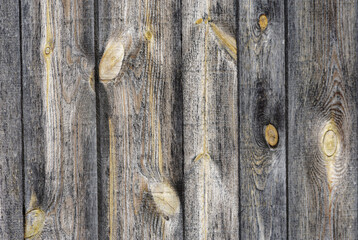 Old wooden boards close up.