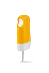 Mango sticky ice cream on a white isolated background