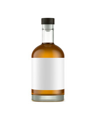 An image of a Whiskey Bottle isolated on a white background