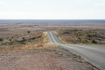 Scenery at the Mundi Mundi lookout near Silverton