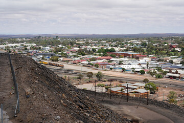 Panoramic view of Broken Hill, New South Wales, Australia