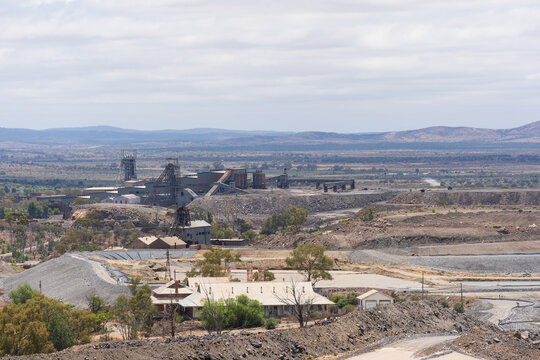 Panoramic view of Broken Hill, New South Wales, Australia
