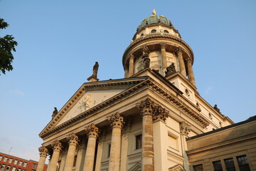 Fototapeta na wymiar Church French Friedrichstadtkirche in Berlin, Germany
