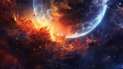 Obraz premium abstract outer space