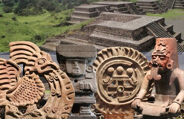 Teotihuacan Ancient Mesoamerican city, located in central Mexico, Famous for its mysterious...