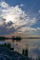 Nove mlyny lake, Southern Moravia, Czech Republic
