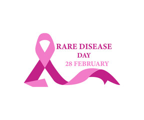 International rare disease day,[vector illustration] march