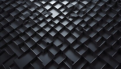 metal cubes dark geometrical  background