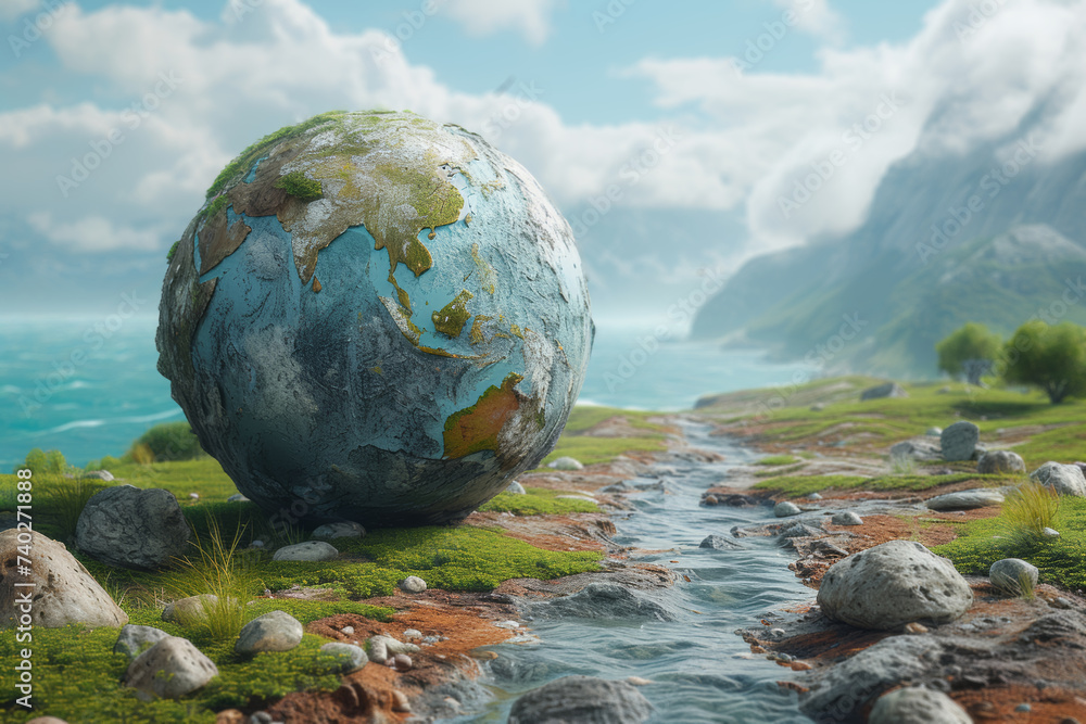 Poster a collaborative effort between countries to address climate change through the implementation of sus