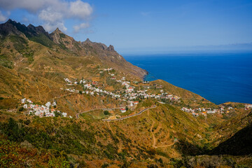 Fototapeta na wymiar Coastal village in Tenerife, Canary Islands. Spain. 